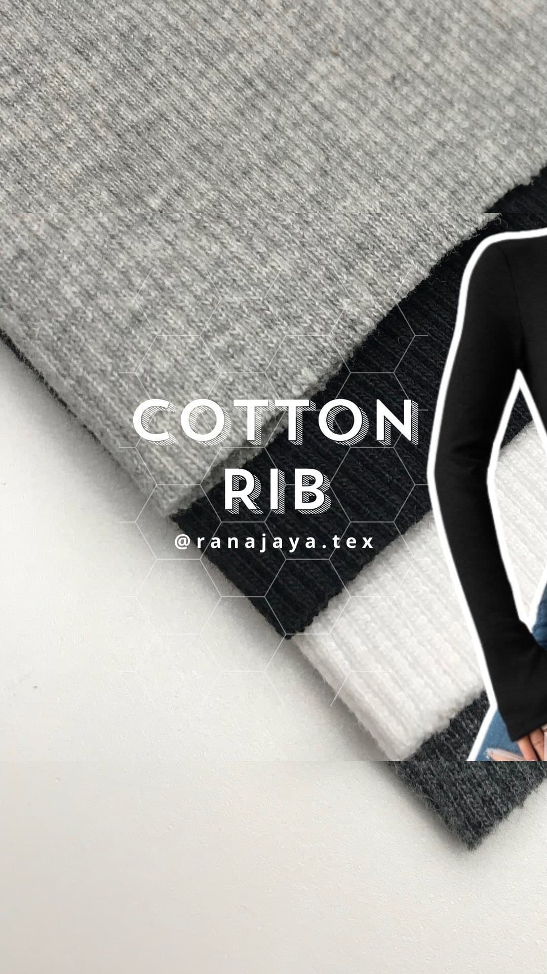 Cotton Rib — Rib