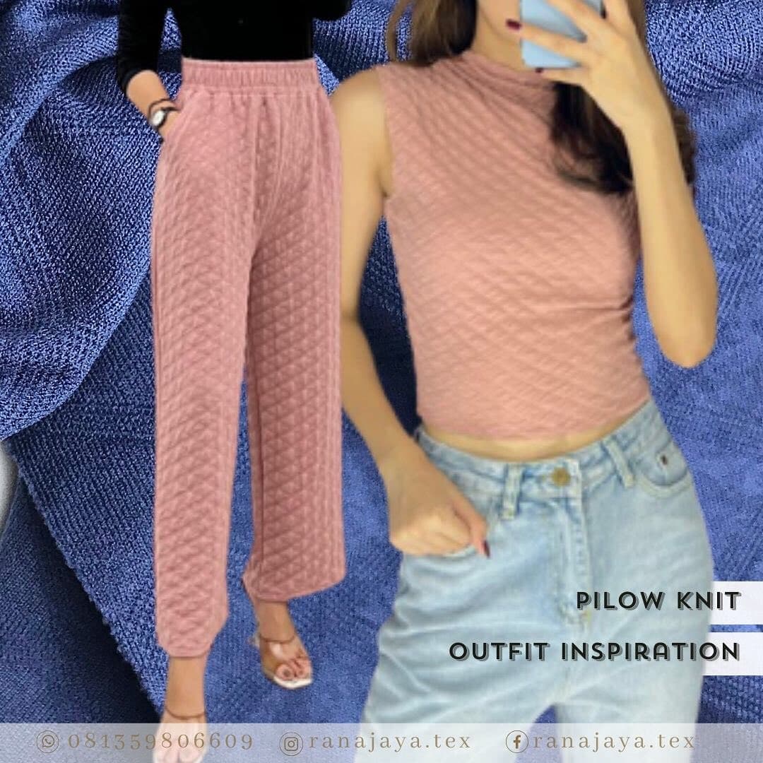 Inspirasi penggunaan Pillow Knit