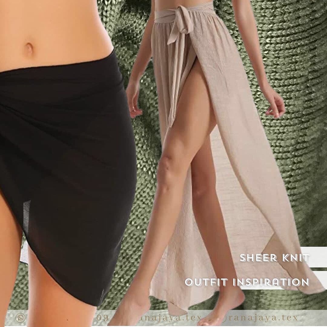 Inspirasi penggunaan Sheer Knit