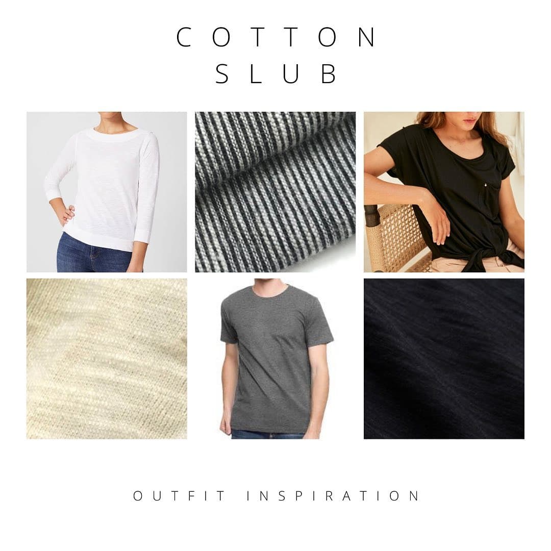 Inspirasi penggunaan Cotton Slub