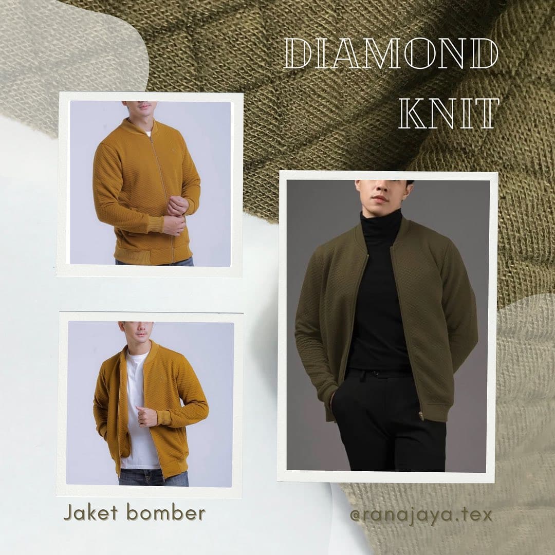 Inspirasi penggunaan Diamond Knit